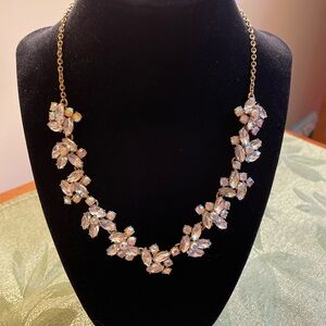 J.Crew Rhinestone Necklace EUC.